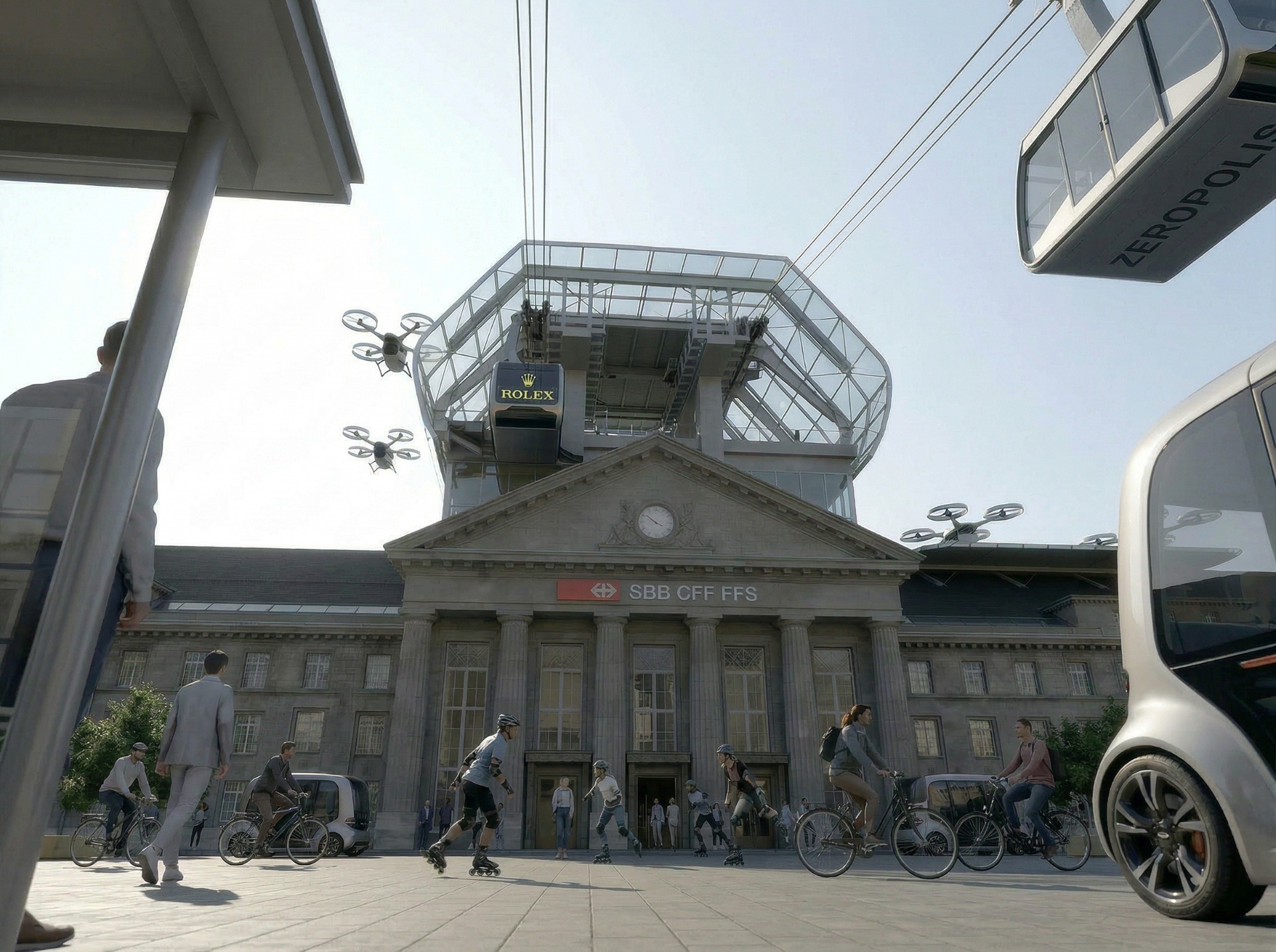 Bahnhof Frontansicht